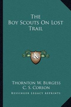 portada the boy scouts on lost trail (en Inglés)