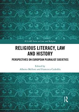 portada Religious Literacy, law and History (Iclars Series on law and Religion) (en Inglés)