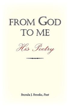 portada from god to me: his poetry
