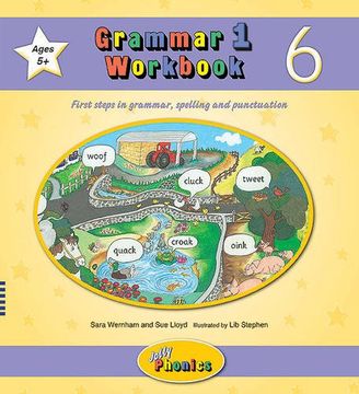 portada Grammar 1 Workbook 6: in Precursive Letters (BE) (Grammar 1 Workbooks 1-6)