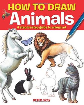 portada how to draw animals (en Inglés)