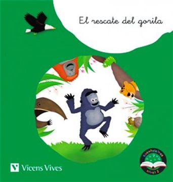 portada El Rescate del Gorila. Cuentaletras Nivel 2 (g, Gu). Minúscula (in Spanish)
