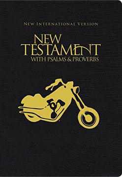 portada NIV, New Testament with Psalms and   Proverbs, Pocket-Sized, Paperback, Black Motorcycle
