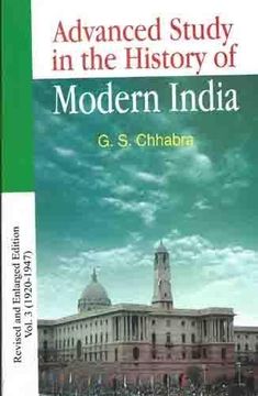 portada Advance Study in the History Modern India 1920-1947