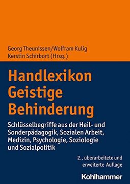 portada Handlexikon Geistige Behinderung: Schlusselbegriffe Aus Der Heil- Und Sonderpadagogik, Sozialen Arbeit, Medizin, Psychologie, Soziologie Und Sozialpol (in German)