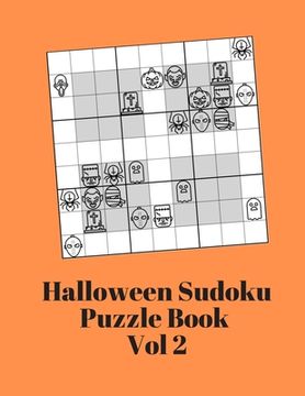 portada Halloween Sudoku Puzzle Book Volume 2: Ultimate NEW Icon Sudoku Great For Fall And A Unique Puzzle Twist (en Inglés)