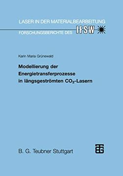 portada Modellierung der Energietransferprozesse in Längsgeströmten Co2-Lasern (in German)