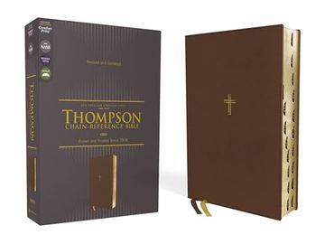 portada Nasb, Thompson Chain-Reference Bible, Leathersoft, Brown, 1995 Text, red Letter, Thumb Indexed, Comfort Print 