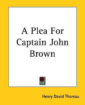 portada a plea for captain john brown