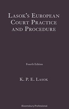 portada Lasok's European Court Practice and Procedure (en Inglés)