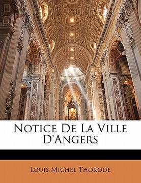 portada Notice De La Ville D'angers (en Francés)