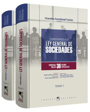 portada Comentarios a la Ley General de Sociedades 2 tomos (in Spanish)