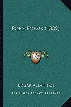 portada poe's poems (1889) (en Inglés)