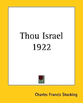 portada thou israel 1922