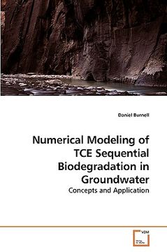 portada numerical modeling of tce sequential biodegradation in groundwater (en Inglés)