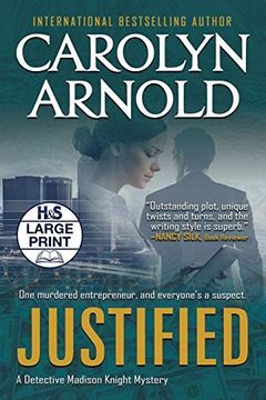 portada Justified (Detective Madison Knight Series) (en Inglés)