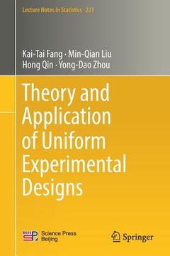 portada Theory and Application of Uniform Experimental Designs (en Inglés)