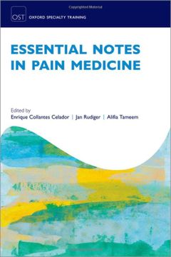 portada Essential Notes in Pain Medicine (Oxford Speciality Training: Rev Notes) (en Inglés)