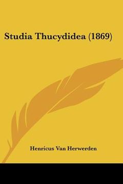 portada studia thucydidea (1869) (in English)