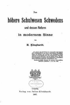 portada Das Höhere Schulwesen Schwedens und Dessen Reform in Modernem Sinne