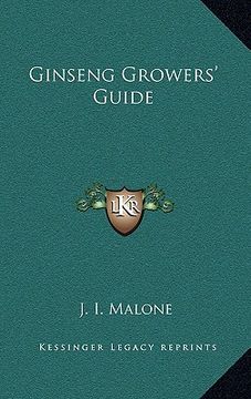portada ginseng growers' guide (en Inglés)