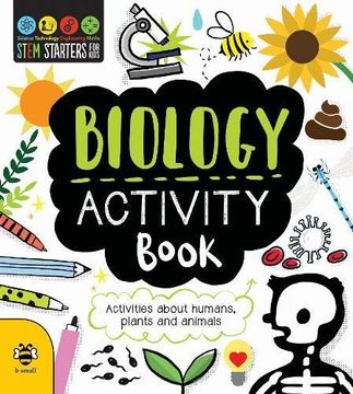portada Biology Activity Book: Activities About Humans, Plants and Animals (Stem Starters for Kids) (en Inglés)