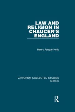 portada Law and Religion in Chaucer's England (en Inglés)