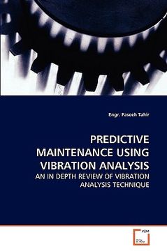 portada predictive maintenance using vibration analysis (en Inglés)