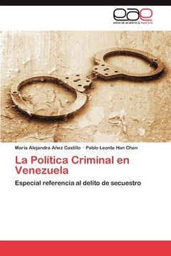 portada la pol tica criminal en venezuela (in English)