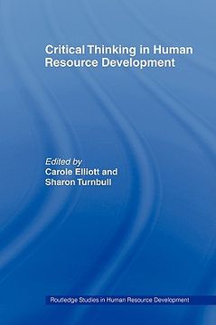 portada critical thinking in human resource development (en Inglés)