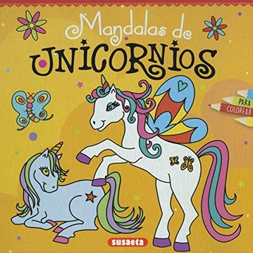 portada Mandalas de Unicornios Para Colorear