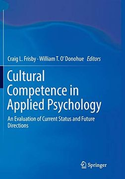 portada Cultural Competence in Applied Psychology: An Evaluation of Current Status and Future Directions (en Inglés)