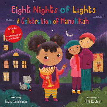 portada Eight Nights of Lights: A Celebration of Hanukkah (en Inglés)