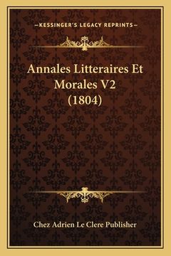 portada Annales Litteraires Et Morales V2 (1804) (in French)