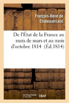 portada de L Etat de La France Au Mois de Mars Et Au Mois D Octobre 1814 (Histoire)