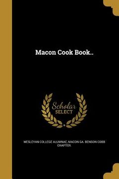 portada Macon Cook Book.. (en Inglés)