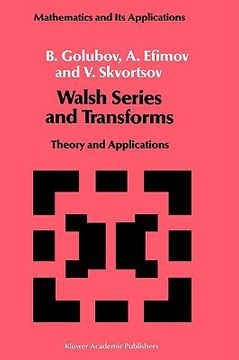 portada walsh series and transforms: theory and applications (en Inglés)