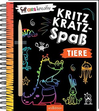 portada Kritzkratz-Spaß Tiere (en Alemán)