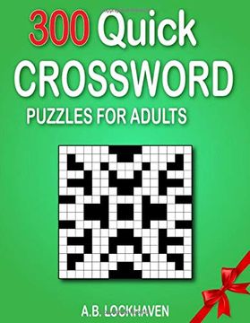 portada 300 Quick Crossword Puzzles for Adults (Coloring and Activity Books) (en Inglés)