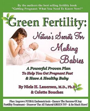 portada green fertility: nature's secrets for making babies (en Inglés)