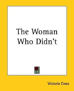 portada the woman who didn't (en Inglés)