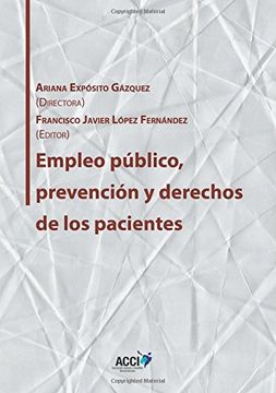 portada Empleo Público, Prevención y Derechos de los Pacientes