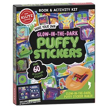 portada Make Your own Glow-In-The-Dark Puffy Stickers (Klutz) (en Inglés)