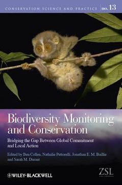 portada biodiversity monitoring and conservation: bridging the gap between global commitment and local action (in English)