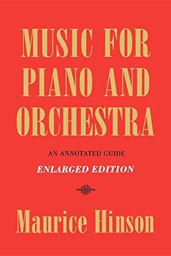 portada Music for Piano and Orchestra, Enlarged Edition: An Annotated Guide (en Inglés)