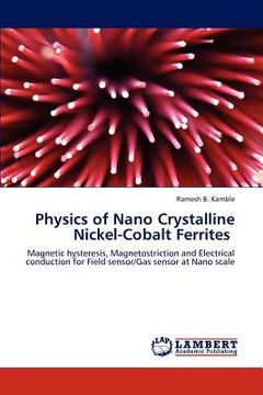 portada physics of nano crystalline nickel-cobalt ferrites (en Inglés)