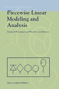 portada piecewise linear modeling and analysis (en Inglés)