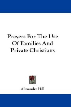 portada prayers for the use of families and private christians (en Inglés)
