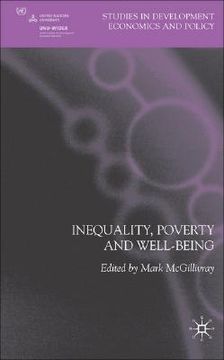 portada inequality, poverty and well-being (en Inglés)