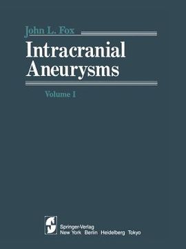 portada Intracranial Aneurysms: Volume 1